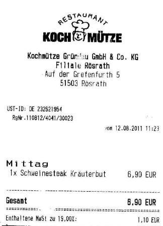 hsot Hffner Kochmtze Restaurant